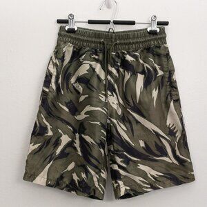 Ripndip Camo Print Athletic Shorts – Hidden Cat Design, Size M